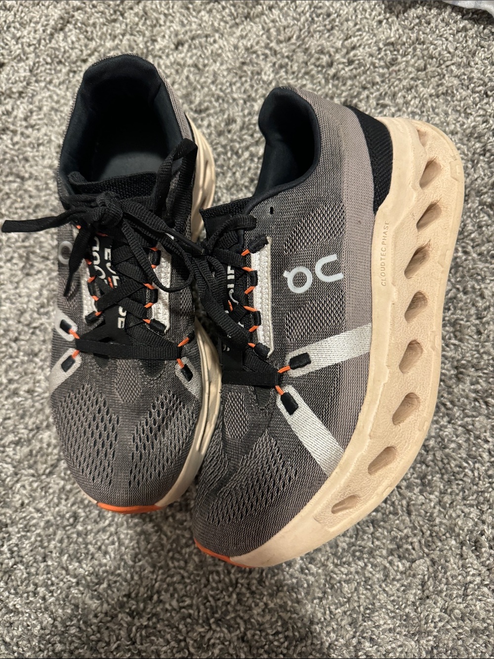 On cloud shoes